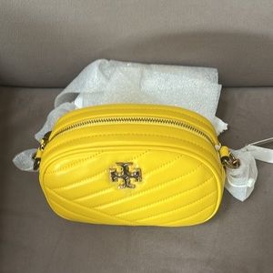 TORY BURCH KIRA CHEVRON Small  Bag Color Limone Style 60227